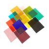 12 Pieces Fused Glass Sheets Assorted Fusing Oven Panels Colored