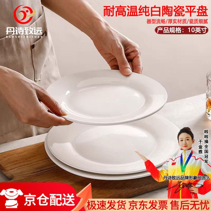 White Ceramic Steak & Buffet Dinner Plate