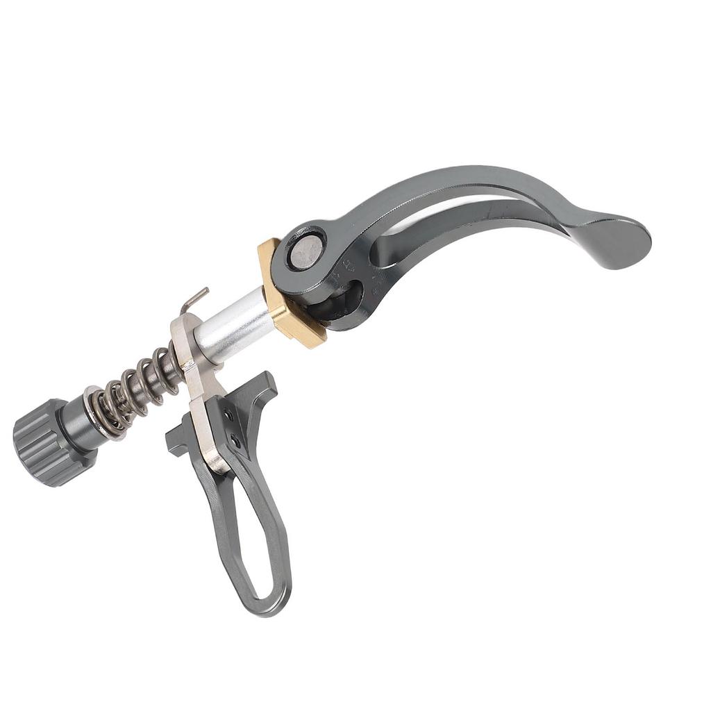 Quick Release Seatpost Clamp Stainless Steel Seatpost Tube Binder Clamp for 3sixty 31.8mm Folding Cycles Black