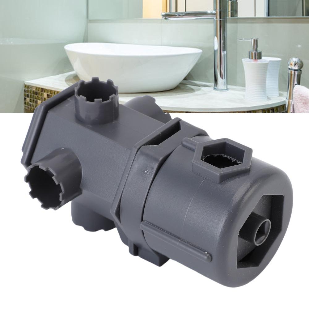 Durable Plumber Hex Tool Professional Sink Repair Wrench All-in-One Faucet Wrench  Home Plumbing