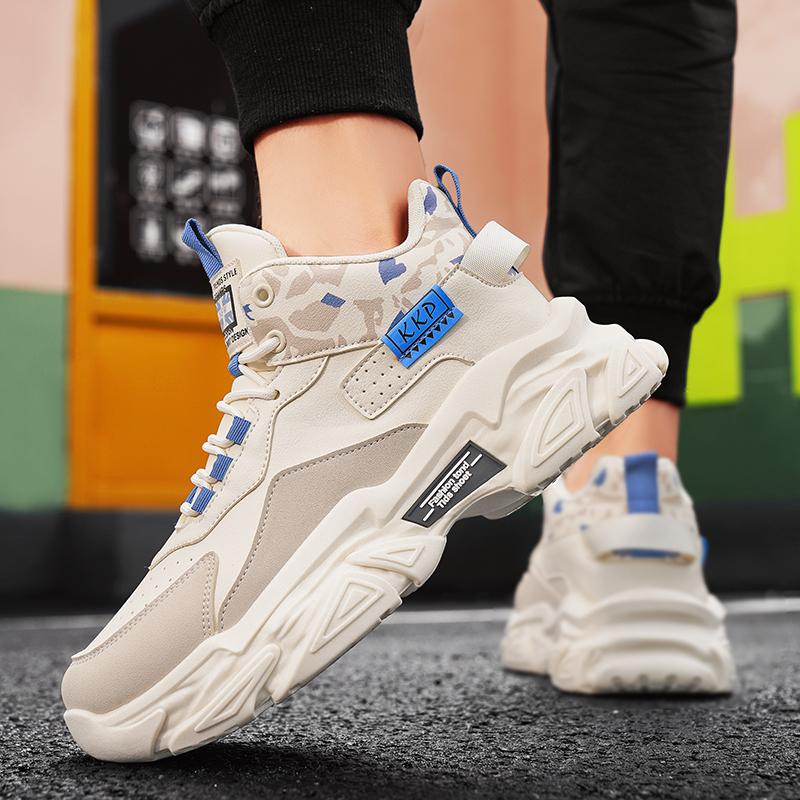 Mode CYYTL Sneaker Herren Lässig Outdoor Laufschuhe Plateau Tennis Mode Sport Wandern Designer Luxus Skateboard Leder Slipper