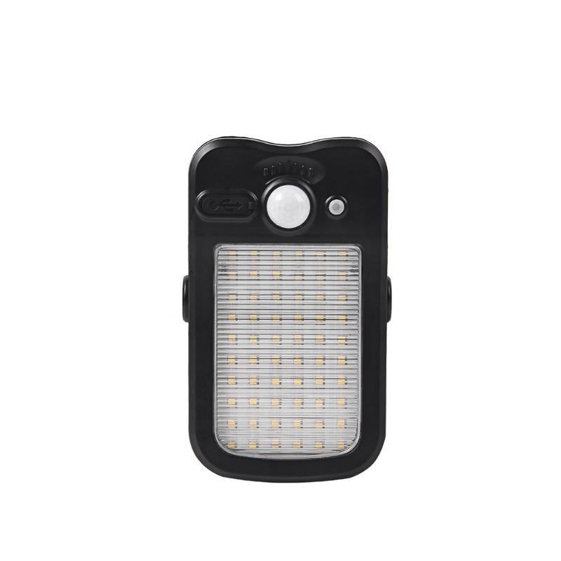 Solar Emergency Light Multifunctional Clamp Type Tent Light Portable Infrared Induction Automatic Sensing for Camping Picnicking