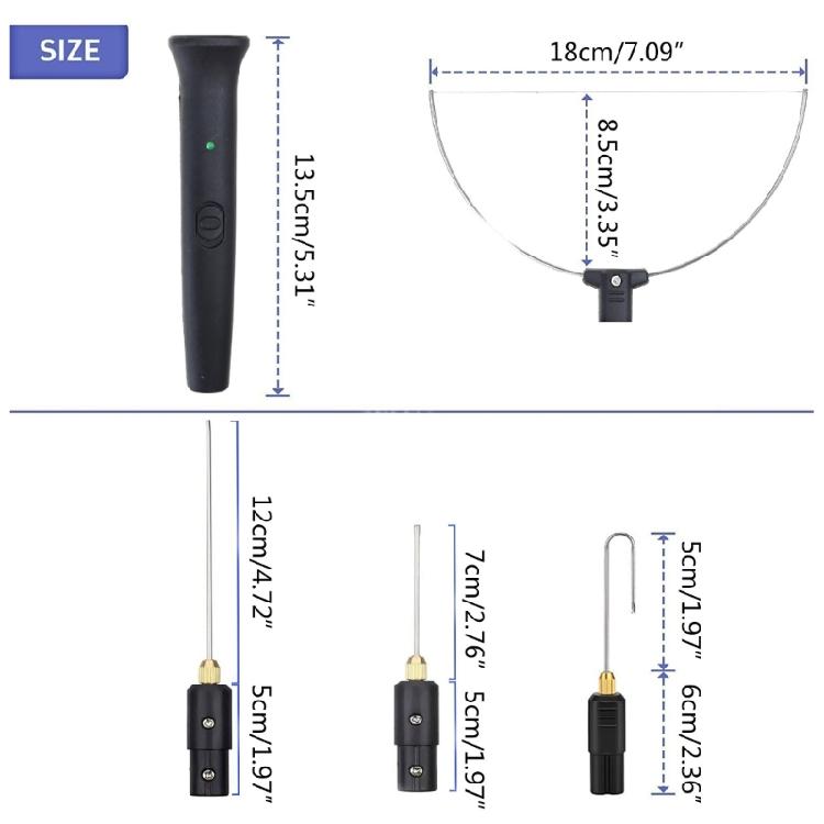 4-in-1 Schaumstoffschneider Heißdrahtschneider Elektrische Schneidemaschine Stift Werkzeuge Set