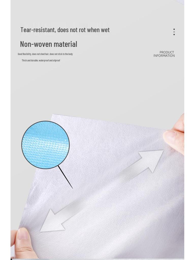 Einweg-Vlies-Bettlaken - Atmungsaktiv, 100 Stück mit Loch, Ölbeständig, Perfekt für Kosmetikstudios oder Massageliegen