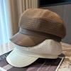JYL DIY Winter Baseball Cap Men Middle-Age Warm Casual Dad Cotton Hat