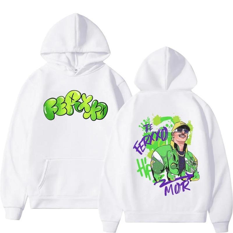 Rapper Feid Ferxxo's hoodies for men and women, sweatshirts for both genders, streetwear, hip-hop style for autumn and winter