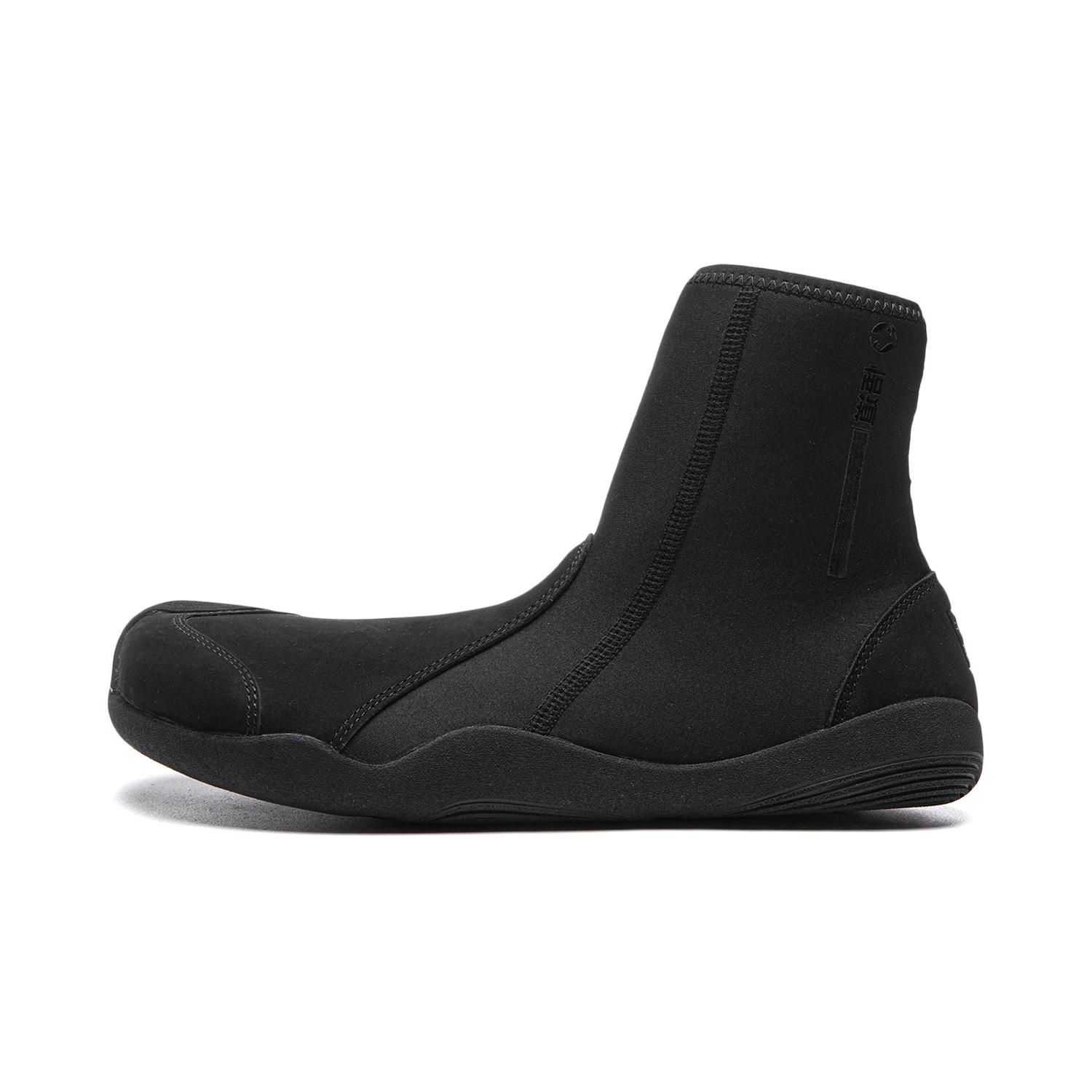 

Li Ning Cushioning, Wear Resistant High top Casual Shoes Unisex Black AZGW201-1 36