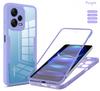 360 Clear Case for Xiaomi 12T Pro 13 Lite Redmi Note 12 11 Pro Plus 5G 12S 11S POCO X5 Pro F5 Full Protection Phone Bumper Cover