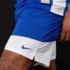 Nike Contrast Elastic Waist Polyester Mid-Rise Regular Fit Sports Shorts Men Bottoms Blue 867768-494