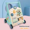 Wooden Baby Walker For Toddlers With Wheels Mirror Xylophone Learning Walking Toys Christmas Gifts For Boys Girls