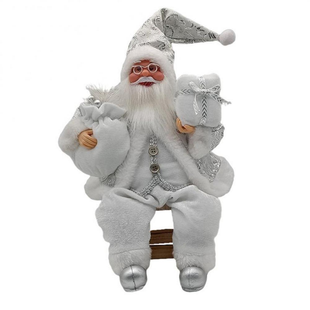 New Santa Claus2024 Children Gift Christmas Xmas Tree New Year Home Room Decoration Party Supplies Plush Ornaments