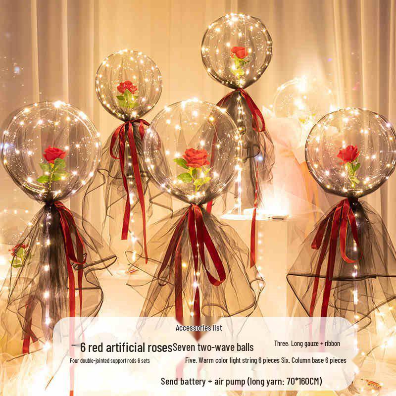 Romantic Proposal & Birthday Indoor Balloon Decoration Set