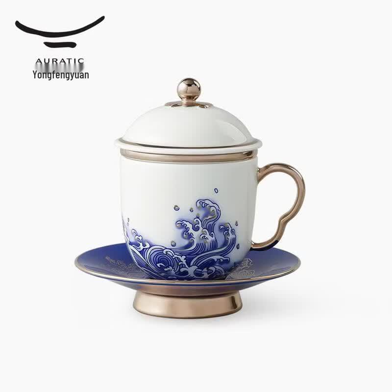 Auratic Mr. Ceramic Pearl of the Sea Lidded Cup Set