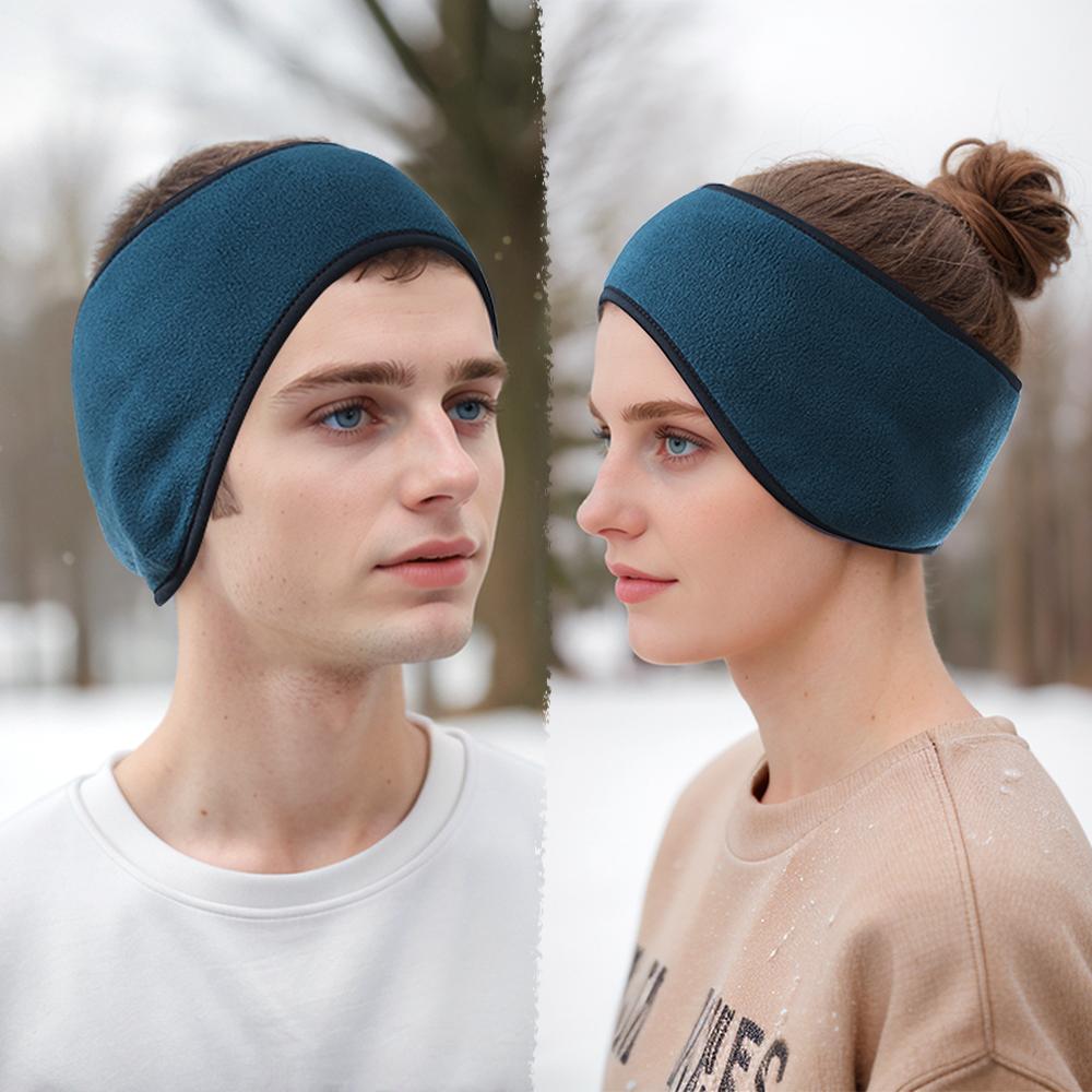 Winter Warme Fleece-Ohrenschützer Unisex Stirnband Weiches Winddichtes Stirnband Verdickte Damen Herren Sport Laufen Radfahren Kälteschutz Abdeckung