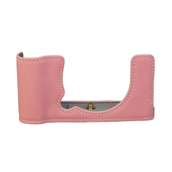 X-E5 Camera Half-Body Case Faux Leather Camera Protection Cover Scratch Bump Dust Resistant Protector