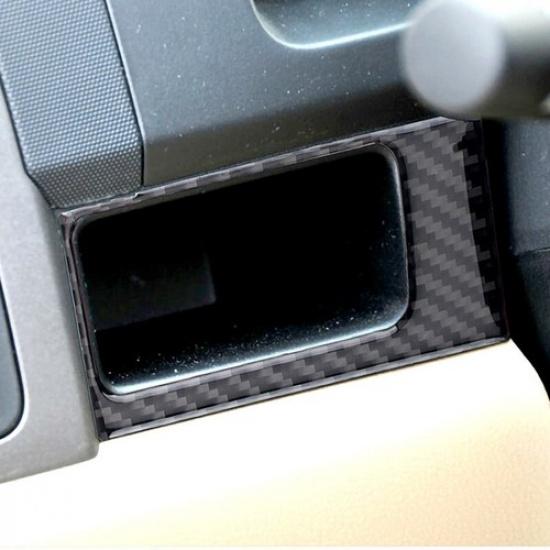 Carbon Fiber Center Control Card Box Sticker Cover For Honda CR-V CRV 2007-2011