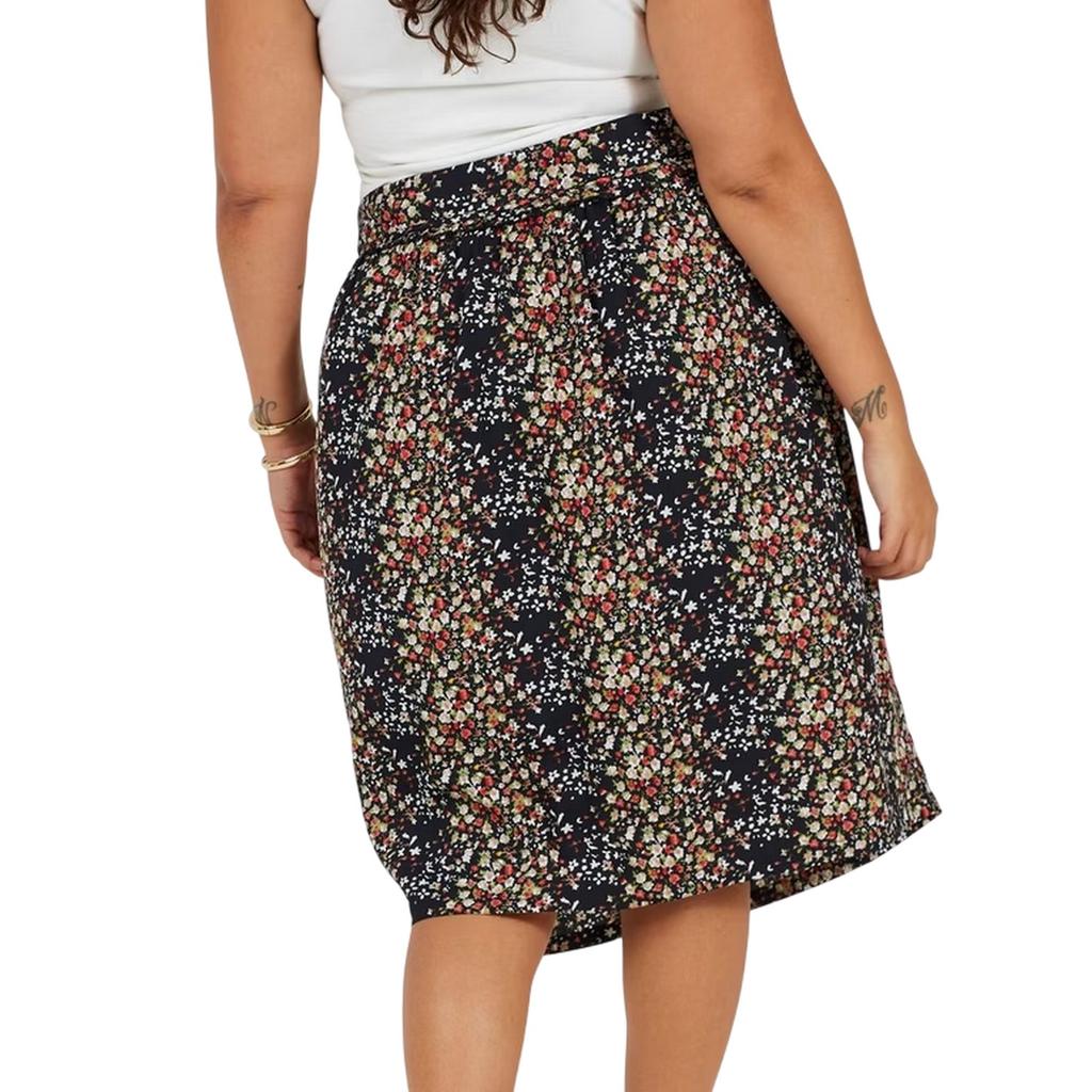 Brave Soul Womens/Ladies Floral High Waist Midi Skirt