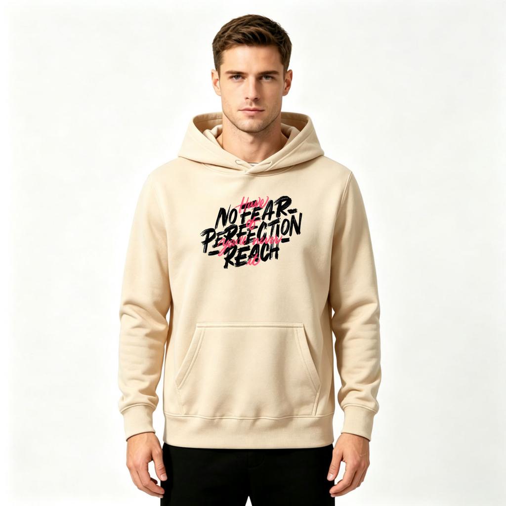 Men's Pullover Hoodie, Casual Slogan Print Long Sleeve Hooded Sweatshirt for Daily Wear