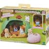 Sylvanian Families Family Trip Playset Cute Secret House Set 3 Years and Up Dollhouse Toy
