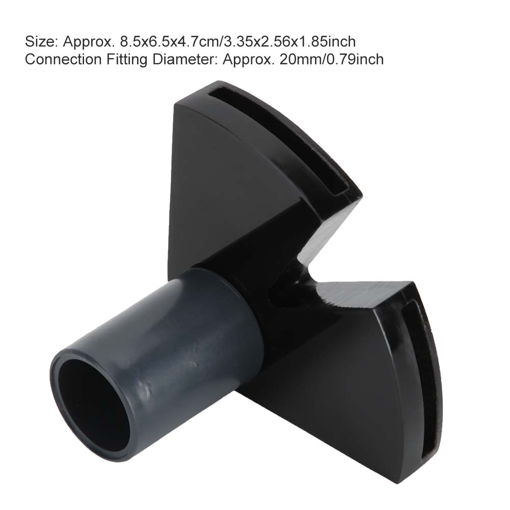 Acrylic 360 Degrees Adjustable Aquarium Double Flat Duckbill Nozzle Water Flow Accelerator Fish Tanks Accessory