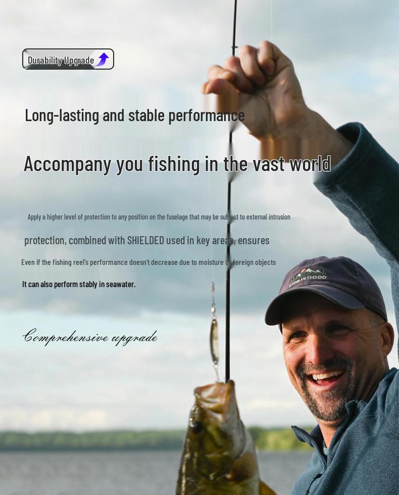 XSHARKS LA Series: Full Carbon Spinning Reel for Long Cast, Freshwater, and Saltwater Fishing