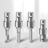 Metal Adapter For Power Tools Earth Auger Sliver Earth Auger Adapter Round Handle Type Electric Wrench Compatible