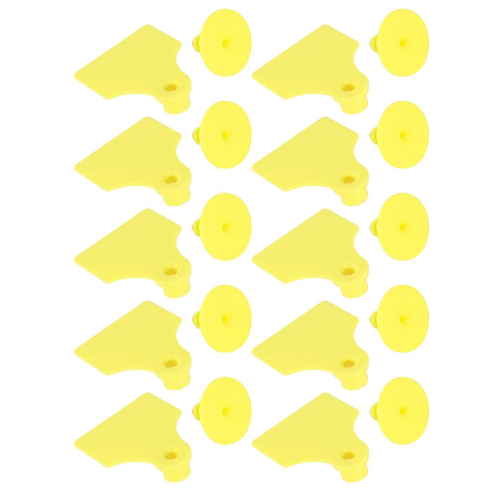 20 Set Livestock Identification Blank Ear Tag for Goats Sheep Cattle Cows Pigs Farm SuppliesS: