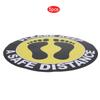 5pcs   Bag Distance Warning Floor Sticker Decal Safety Distance Sign for Store HospitalXG008