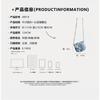 Denim Blue Change Purse Fashionable Women's Bag Makeup All-matching Shoulder Casual Mobile Phone
