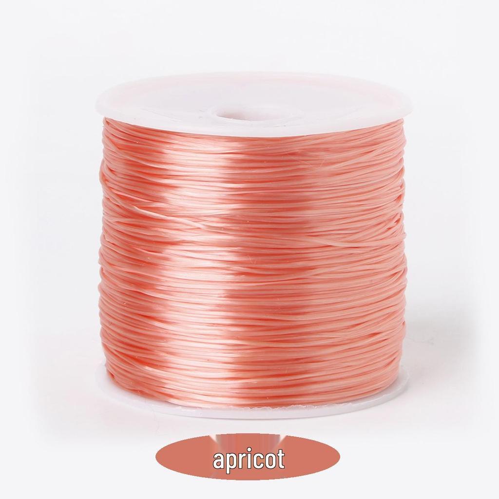 Filo Elastico Piatto da 46m x 0,7mm per Braccialetti con Perline Fai-da-te