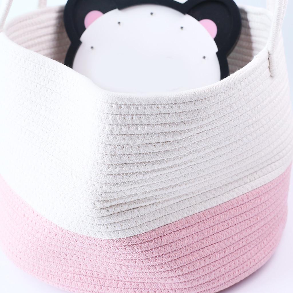 Cotton Thread Basket Home Finishing Cotton rope Storage Basket large Store
