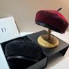Paris Light Luxury Rhinestone Beret French Design High-profile Fashion Hat Concave Shape Full of Diamonds Cool Painter Hat