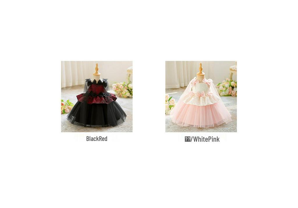 Elegant Princess Dress: Fluffy Soft Gauze Bow Skirt for Girls' Birthdays
