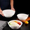 Large Pure White Ceramic Soup Bowl for Home or Restaurant.
