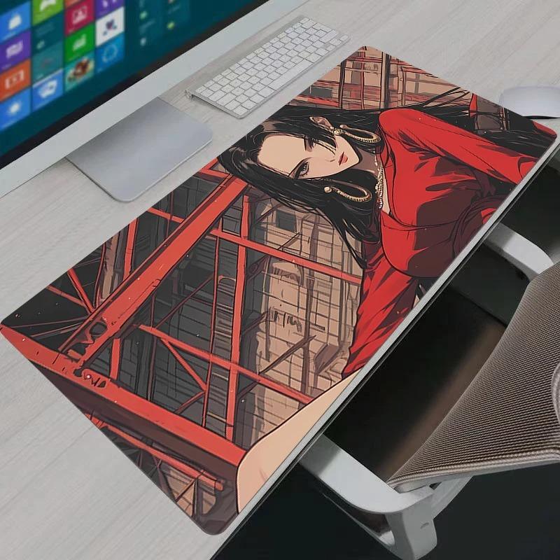 One Piece BoaHancock Anime Mouse Pad HD Print Computer Gamer Locking Edge Mousepad XXL Keyboard PC Mice Mats Pad for LOL Csgo