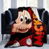 1pc Mickey Mouse Adventure Flannel Blanket Soft Warm Throw Blanket for Bedroom Living Room Bed Travel Camping Picnic Gift. M07220143
