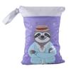 25x35CM Waterproof Double Zipper Double Pocket Printed Diaper Bag
