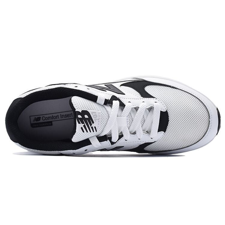 New Balance Nb 707 Spliced Letter Lace-Up Fabric Low-Top Casual Running Shoes Men Sneaker Black White MW707WB