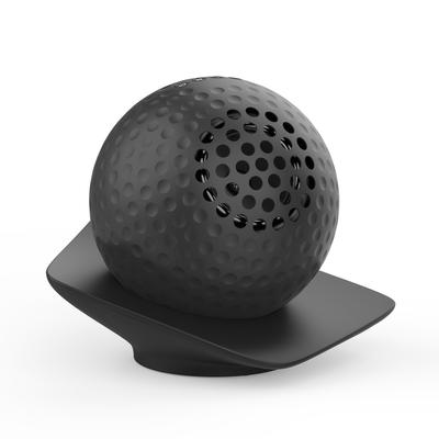 Portable Wireless BT5.0 Speaker Exquisite Golf Ball Shape with Base AUX IN Wired Speaker Home