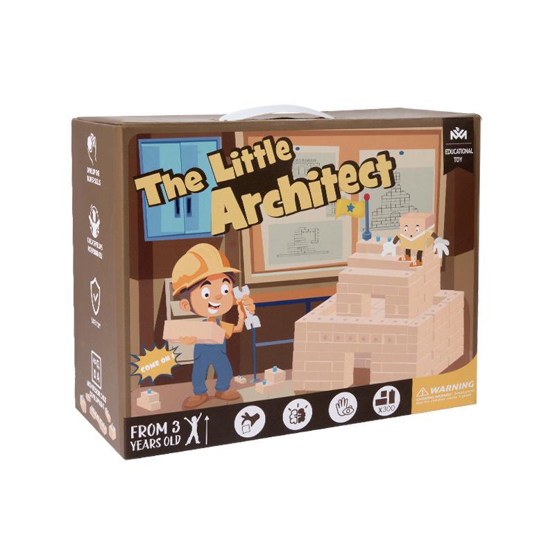 Educational Wooden Building Blocks for Kids – Creative Construction and Brain-Teasing Table Game