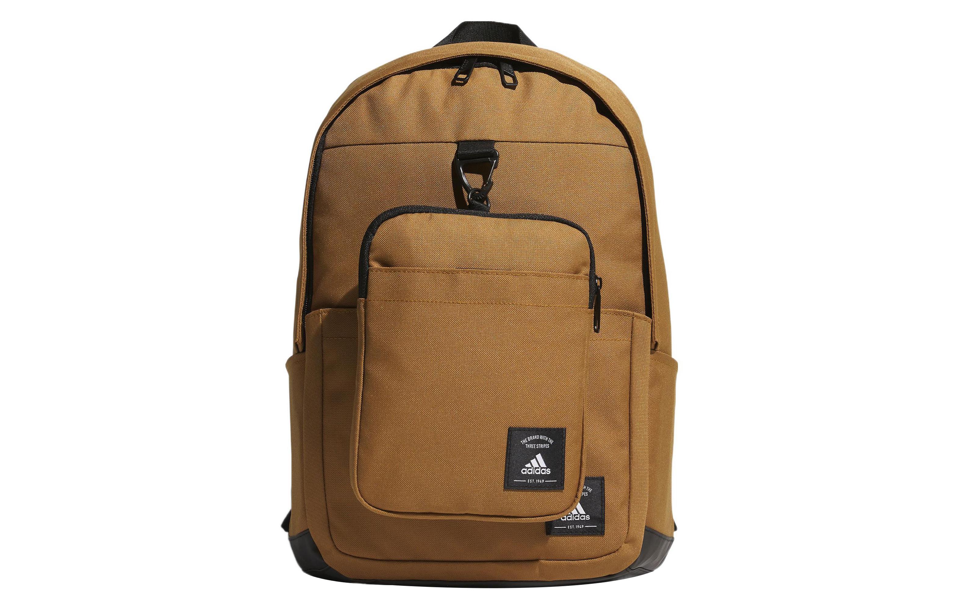 Adidas Athleisure Recycled Polyester 2 in 1 Backpack Regular Unisex Bronze Strata IK7287 One Size