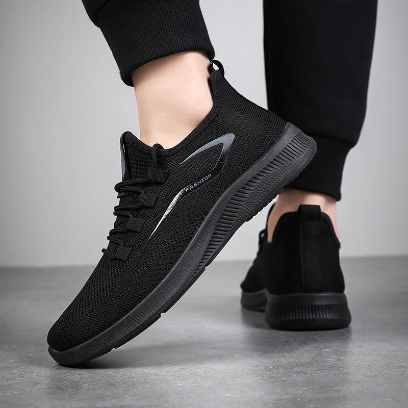 Mesh Shoes for Men, Summer Lightweight Breathable Men's Shoes, Trendy Versatile Casual Shoes, Men's Sports Running Trendy Shoes.