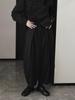 Women's Casual Wide-Leg Lantern Pants - Dark Design, Slimming, Nine-Point, Spring & Autumn Wear.