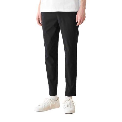 GUNZE BODYWILD Men's Stretch Slacks Tapered Pants Quick Dry Lightweight Washable BDT20K