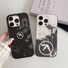 A-Aphex Twin Symbol Soft Corrugated Transparent Phone Case For iPhone 17 15 16 11 12 13 14 Pro Max Plus Pro