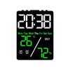 Temperature Digital LED Clocks Multi-functional Display Table Clock  for Bedroom