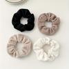 4pcs/Popular New French Retro Sweet Plush Hair Ties for Autumn And Winter, High-End Feel