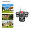 Triple-Lens 6MP Outdoor WiFi Surveillance Camera with Remote HD View