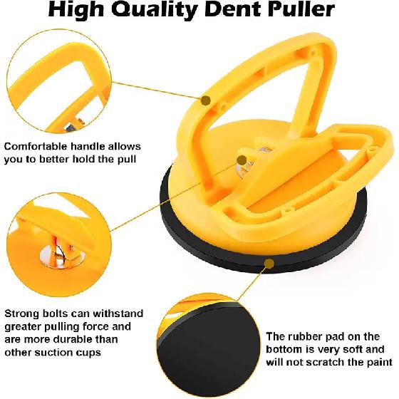 Upgrade Car Repair Tool Body Repair Tool Suction Cup Remove Dents Puller Repair Car For Dents Kit Inspection Car Dent Repair Kit