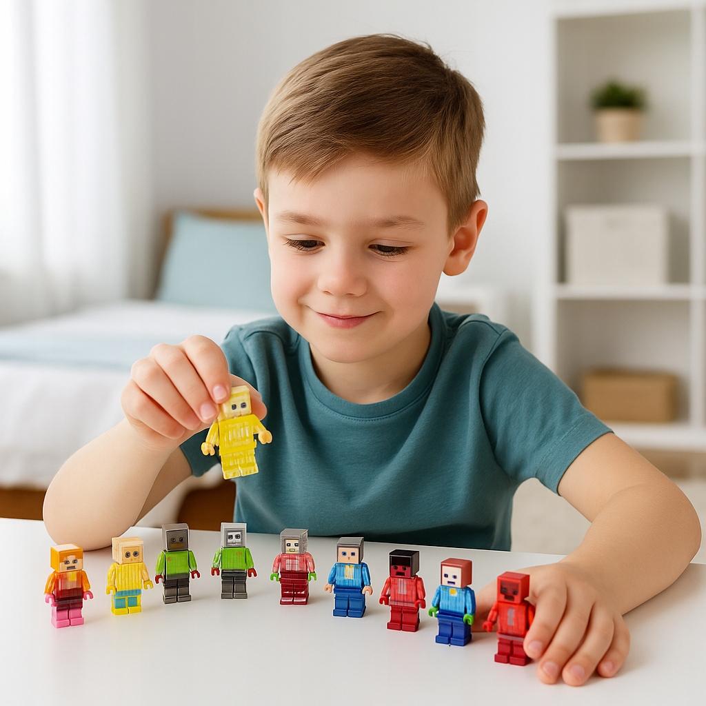 My World Minecraft Figure Set Zombie Figures Characters 12 Pcs.